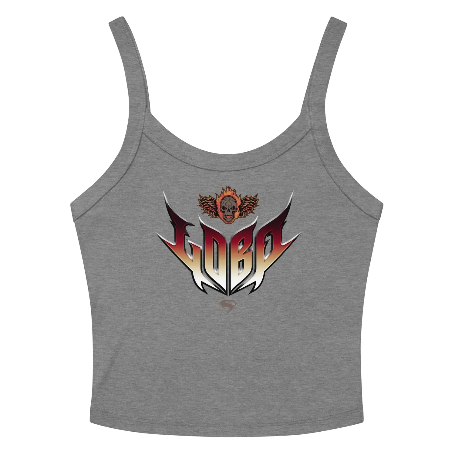 Batman SUPERGIRL (2026 Movie) Women's Micro-Rib Tank Top Lobo singlet Athletic Heather