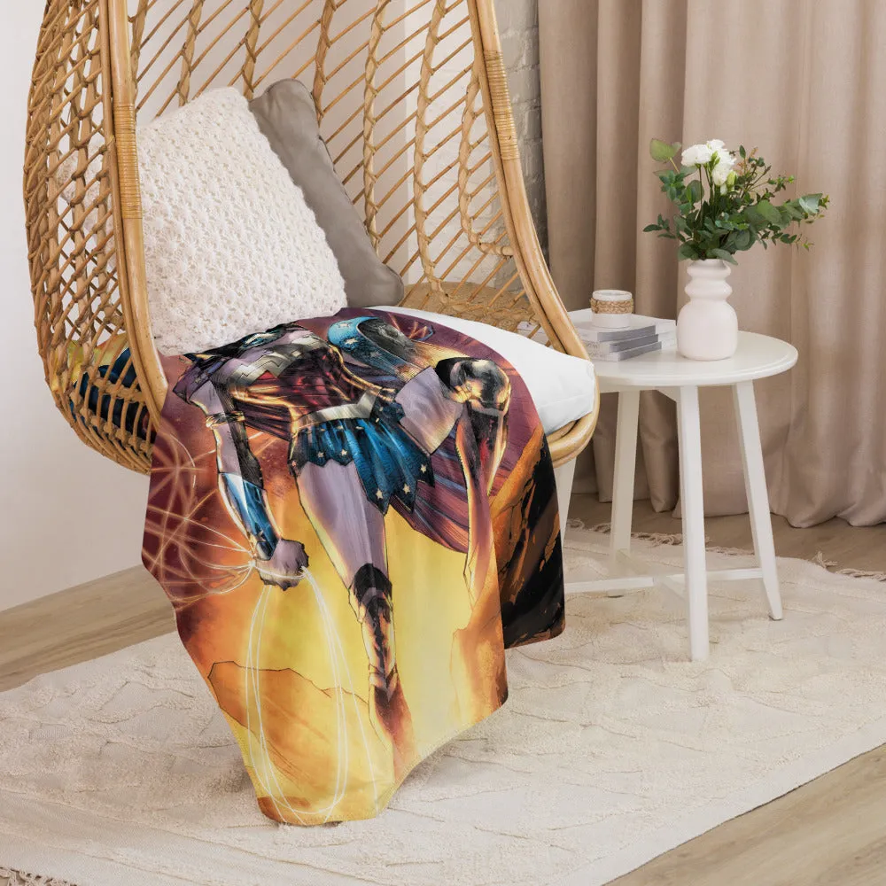 Batman Wonder Woman Lasso & Shield Sherpa Blanket sherpapledd 50 × 60 tommer