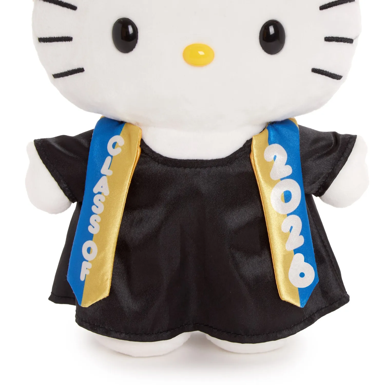 Hello Kitty 9" Cap and Gown Graduation Plush bamse blå