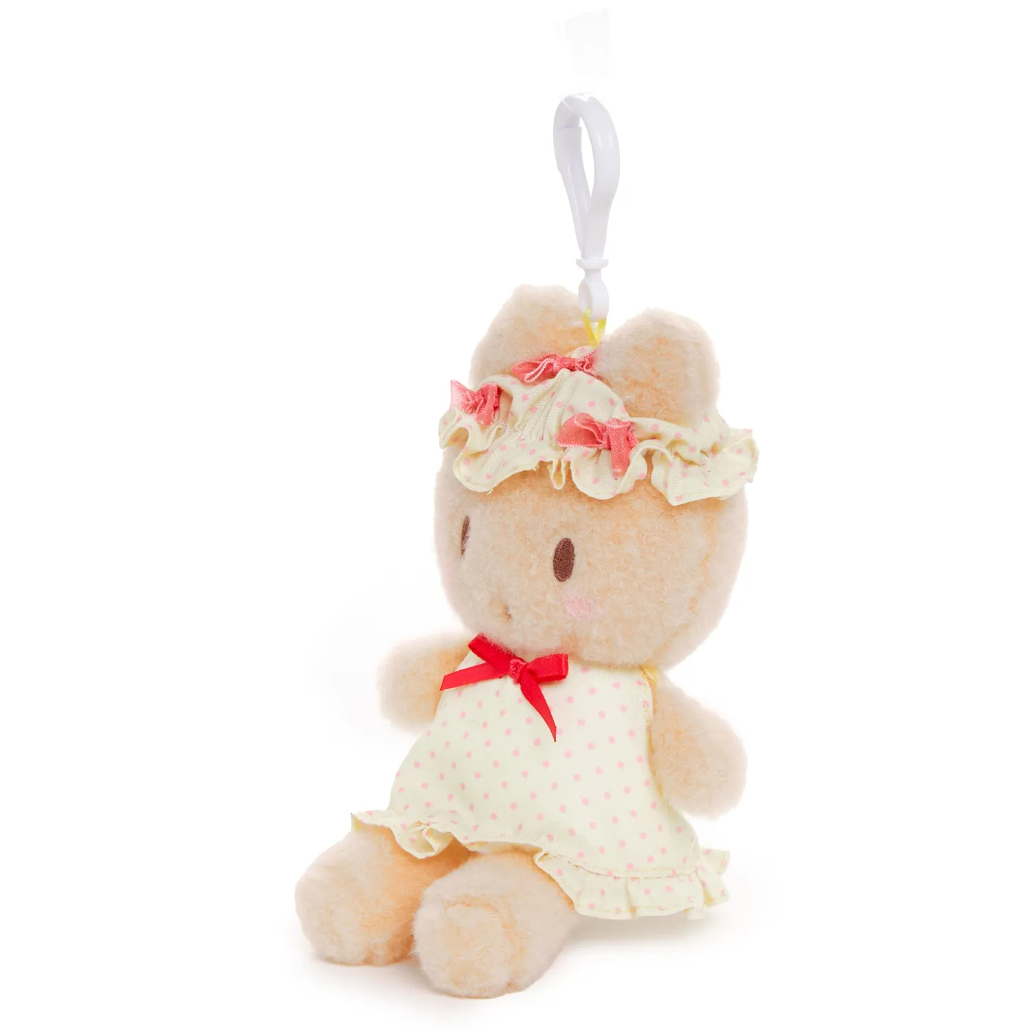 Hello Kitty Marroncream Plush Mascot Clip Nightcap Series-nøkkelring