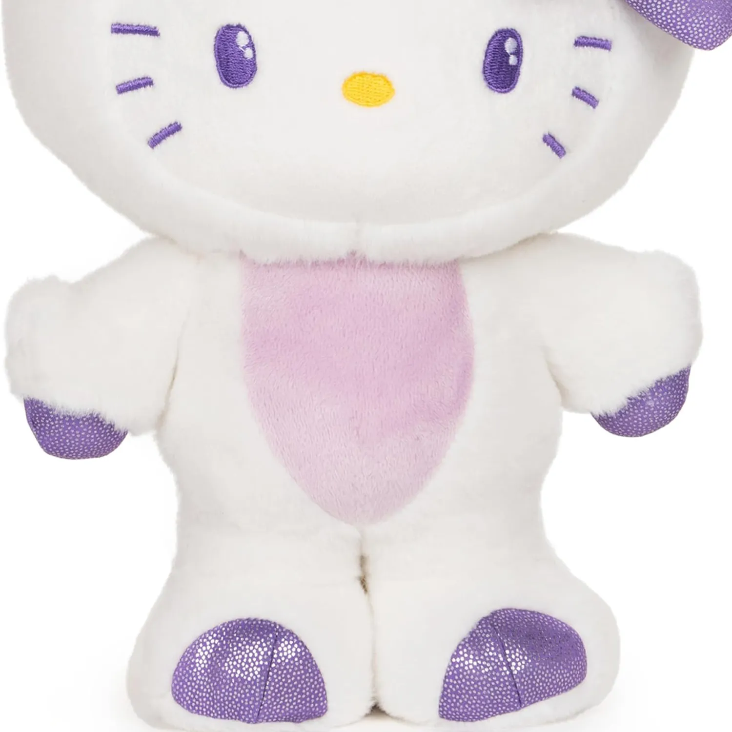 Hello Kitty GUND enhjørning-kosedyr 10 tommer brodert