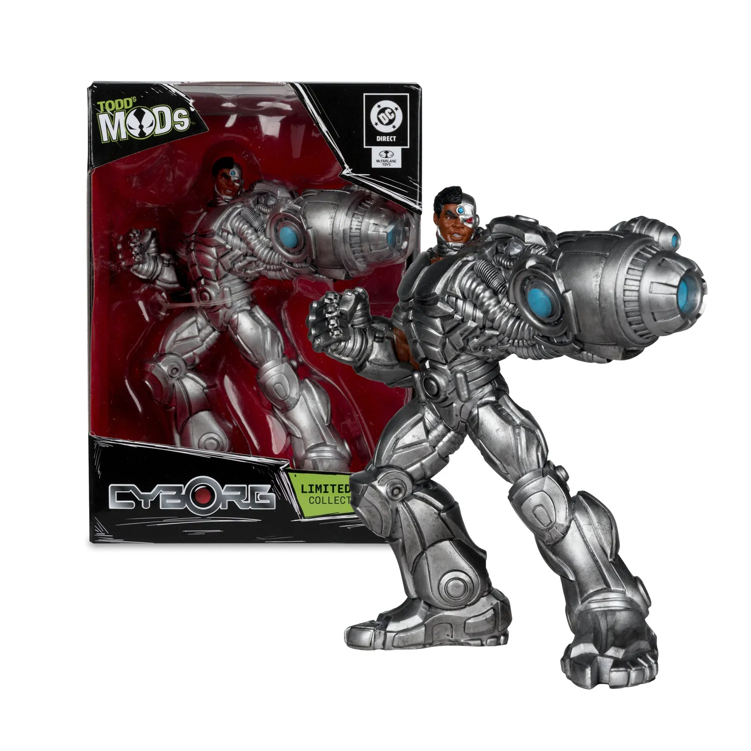 McFarlane Toys DC Direct Todd’s Mods Cyborg vinylfigur 4,5 tommer