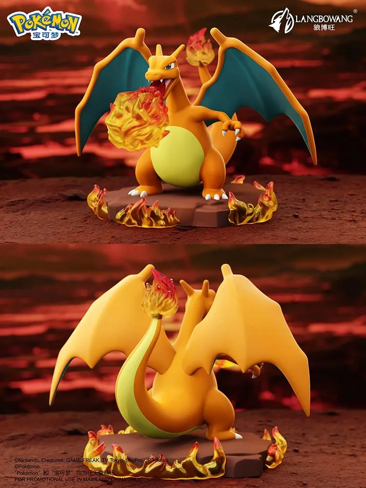 Pokémon Battle Moment Diorama Series Charizard figur 9,2 cm PVC