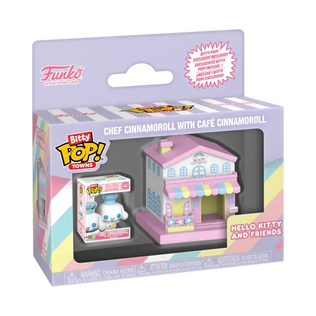 Funko Bitty POP! Town Chef Cinnamoroll With Café Cinnamoroll figursett
