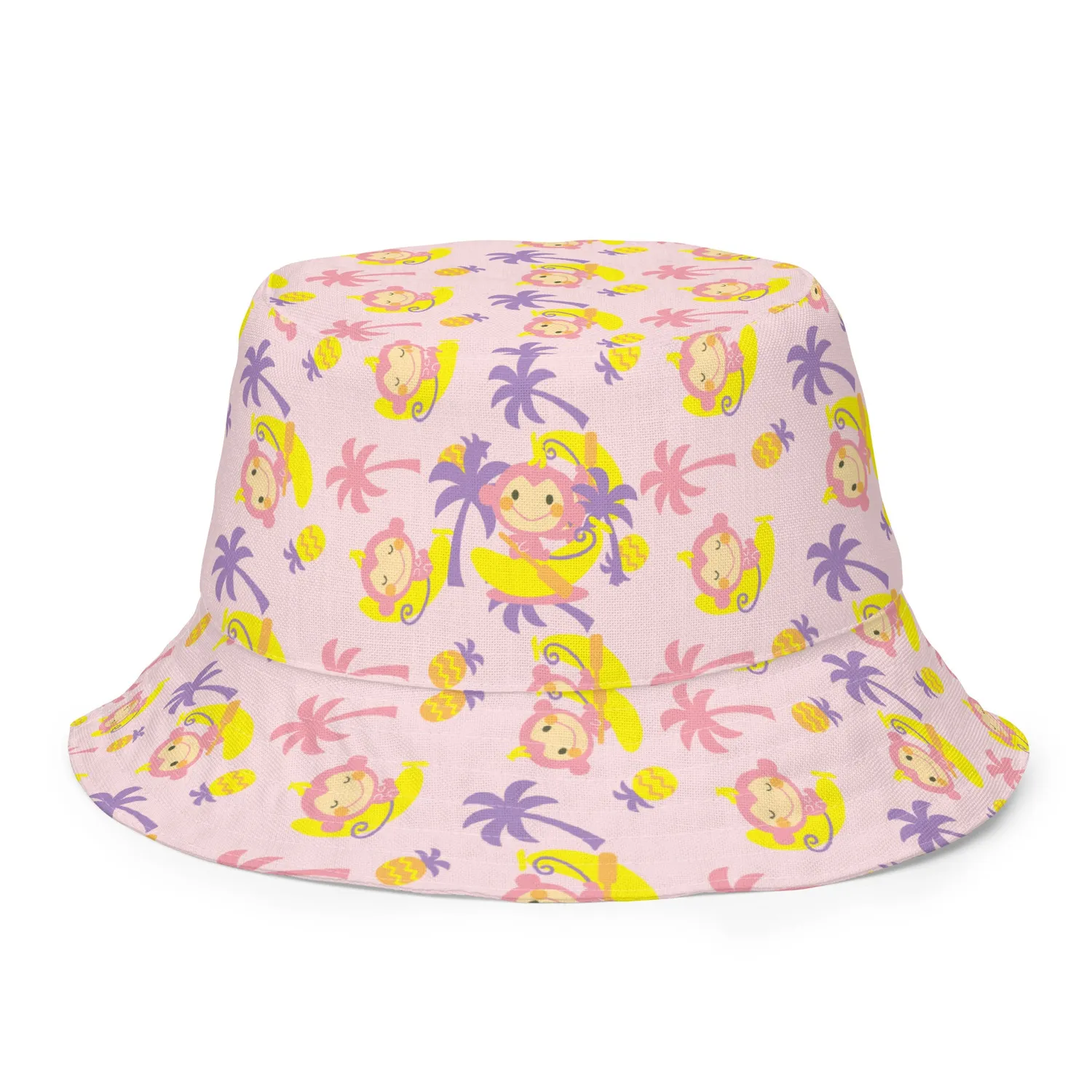 Hello Kitty Chi Chai Monchan Banana Boat Reversible bøttehatt S/M
