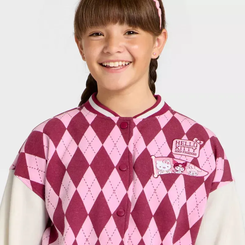 Hello Kitty and Friends Better Together Varsity Jacket collegejakke multicolor XS–XXL+