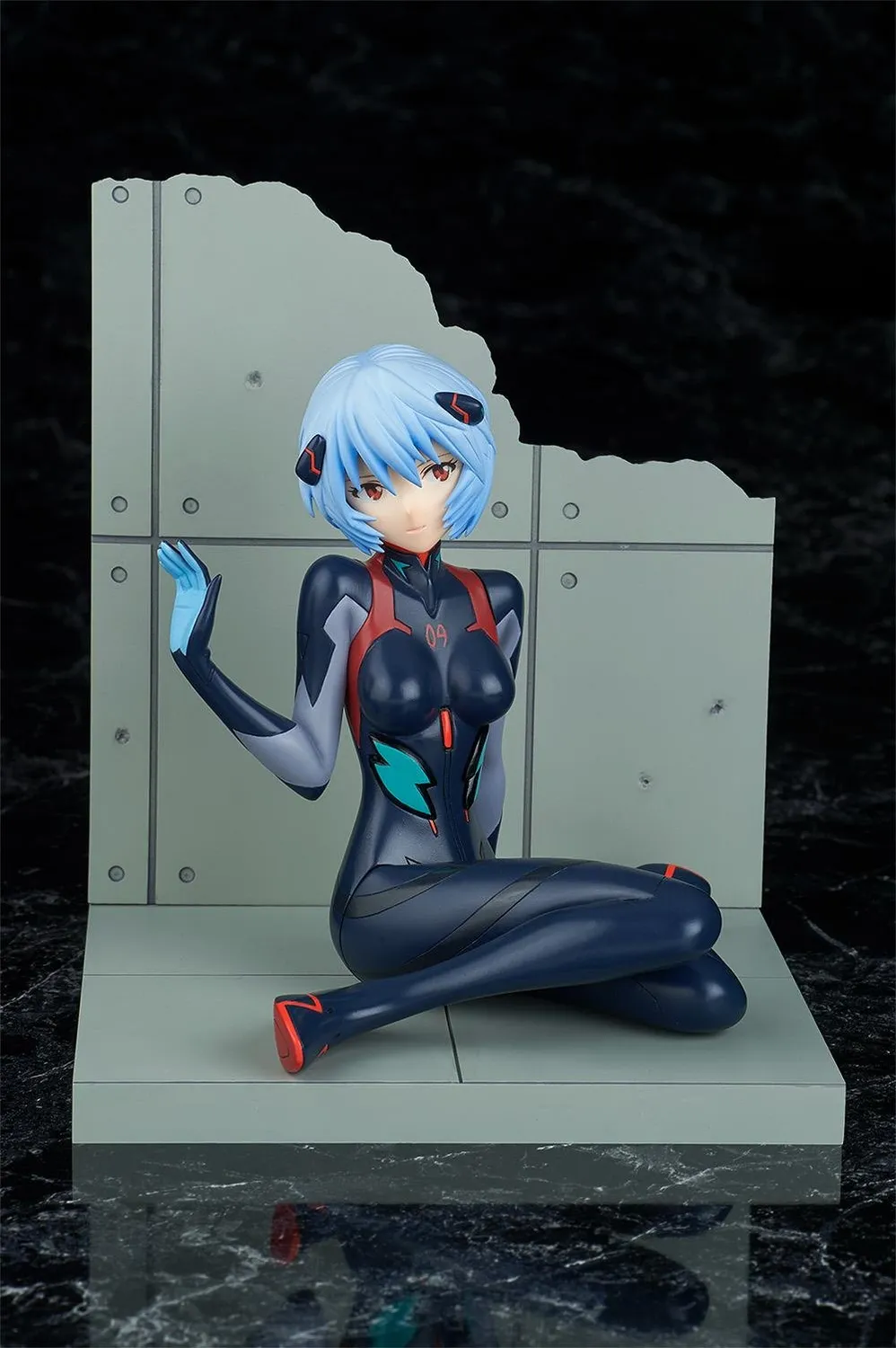 Manga Mania Evangelion Ayanami Rei Plugsuit figur 10,5 cm