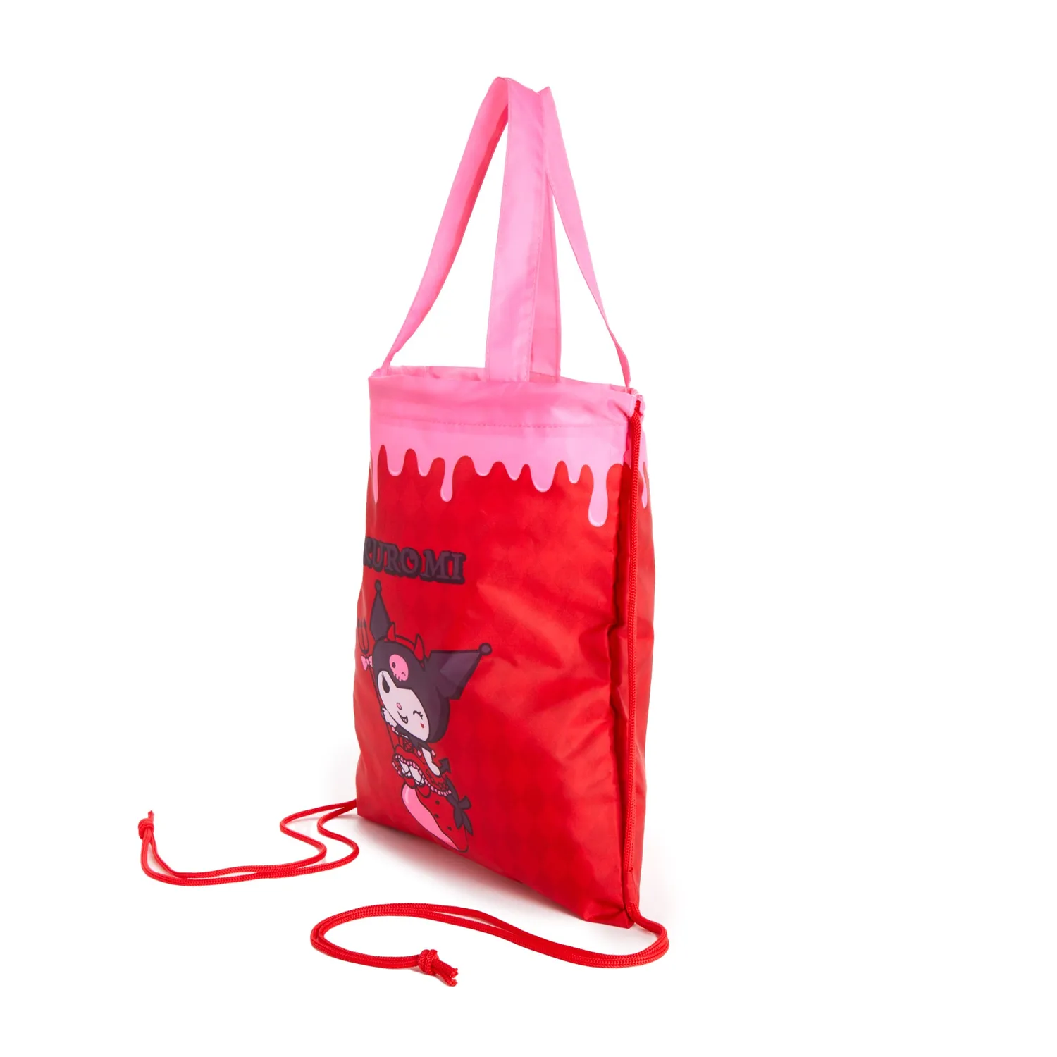 Hello Kitty Strawberry Treat Series Kuromi Drawstring Backpack ryggsekk