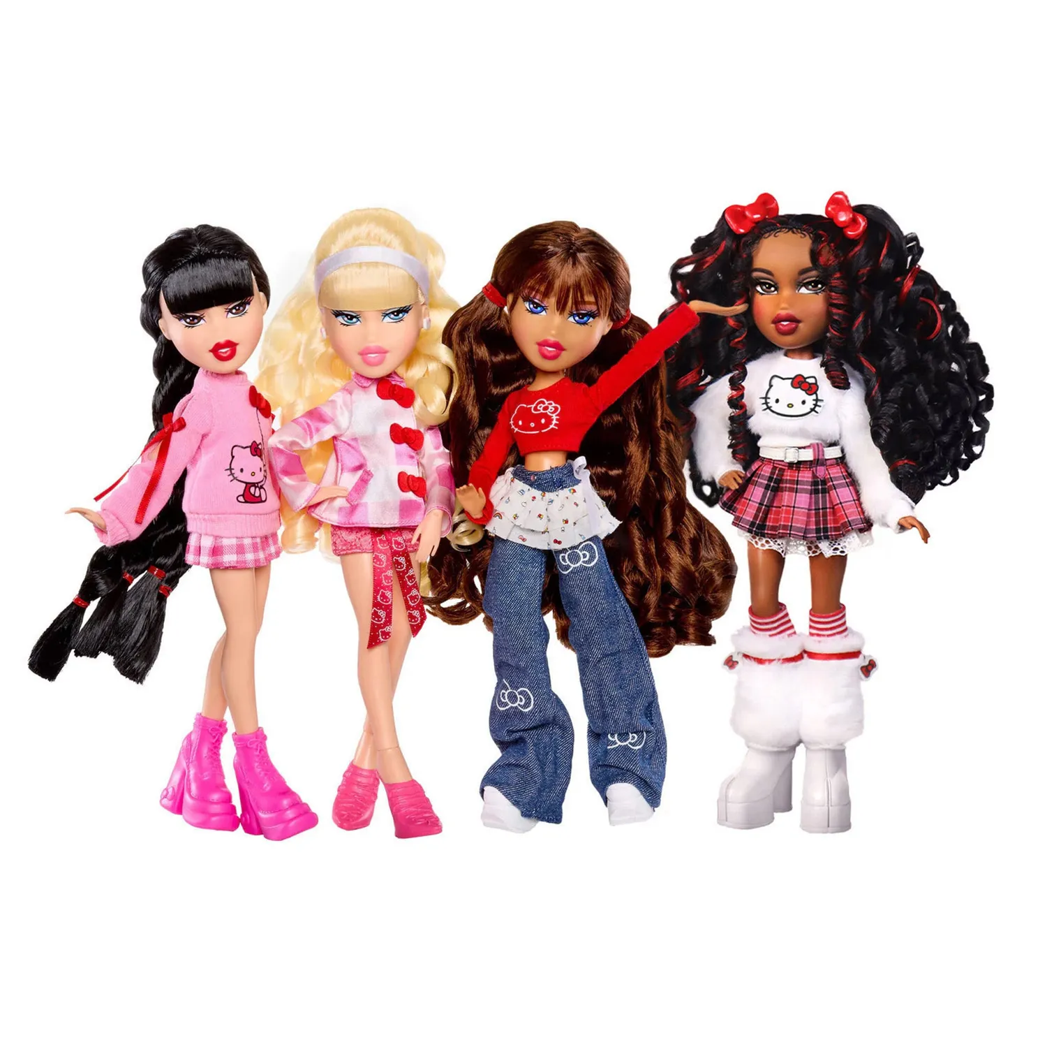 Bratz x Hello Kitty Cloe motedukke med klær og tilbehør