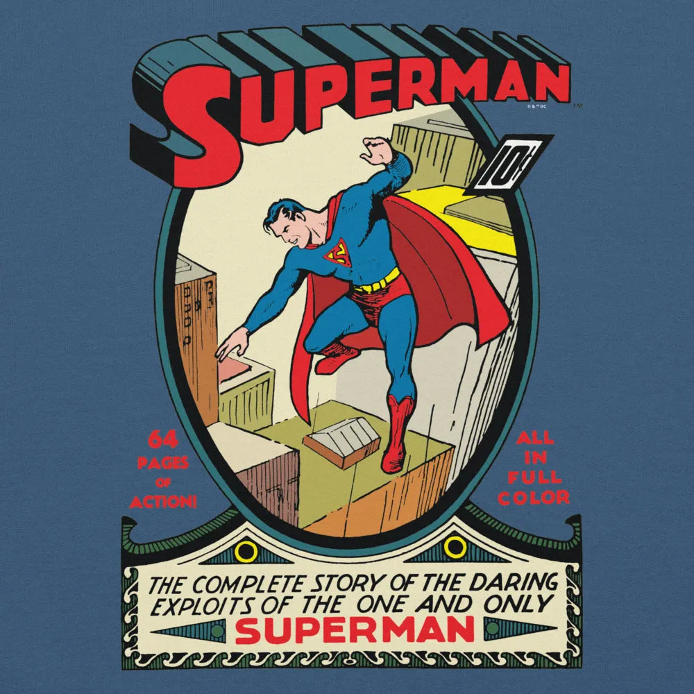 Batman SUPERMAN #1 brodert hettegenser svart bomull polyester