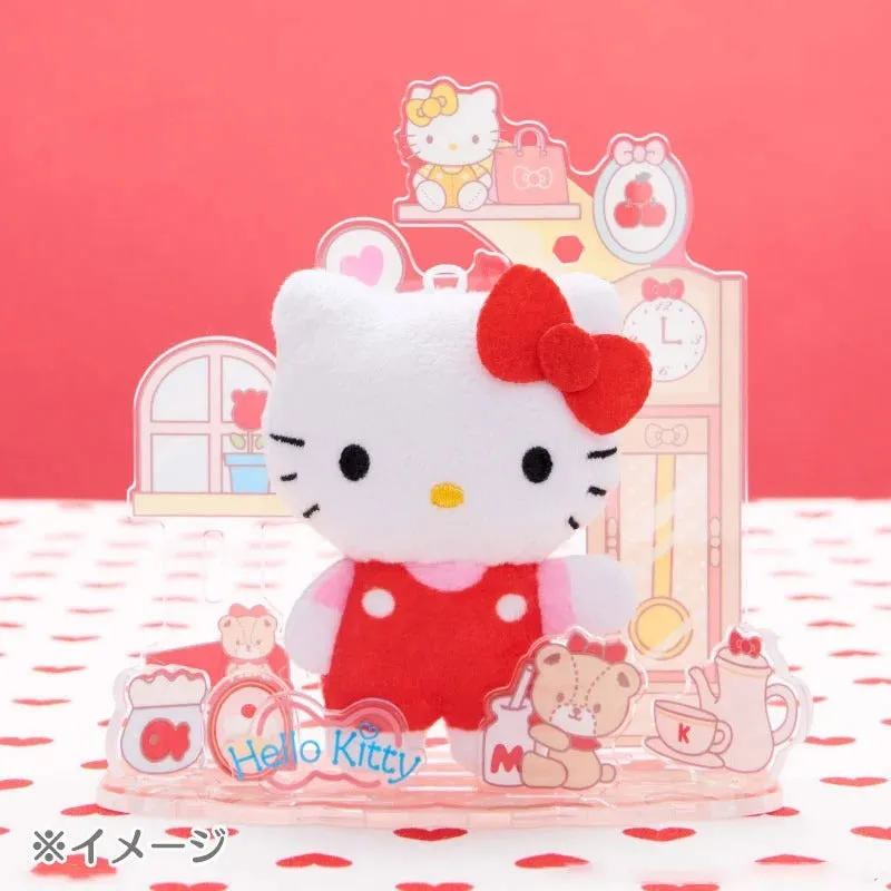 Hello Kitty Nuikatsu Plushie Life miniplysj og akrylfigursett