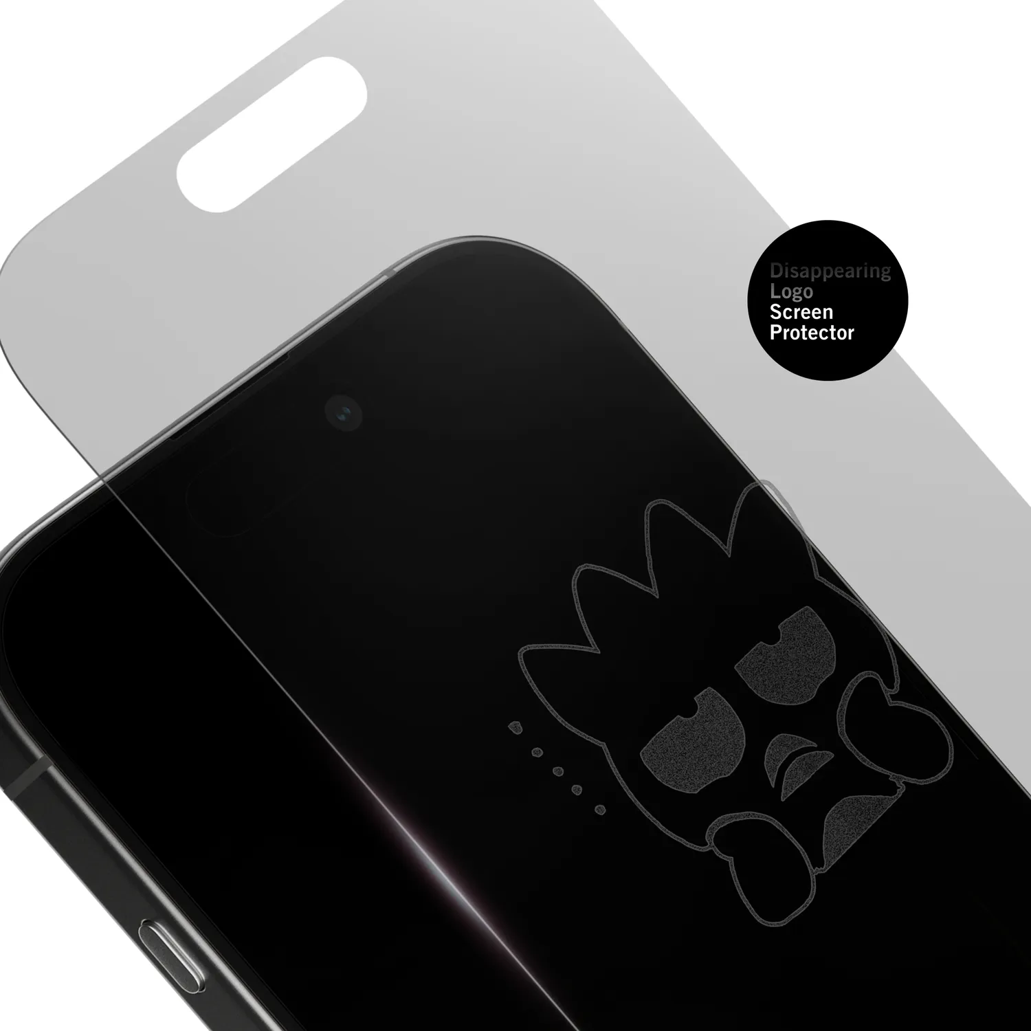 Hello Kitty Badtz-Maru x Screen Skinz Thinking skjermbeskytter iPhone 14/13/13 Pro 9H