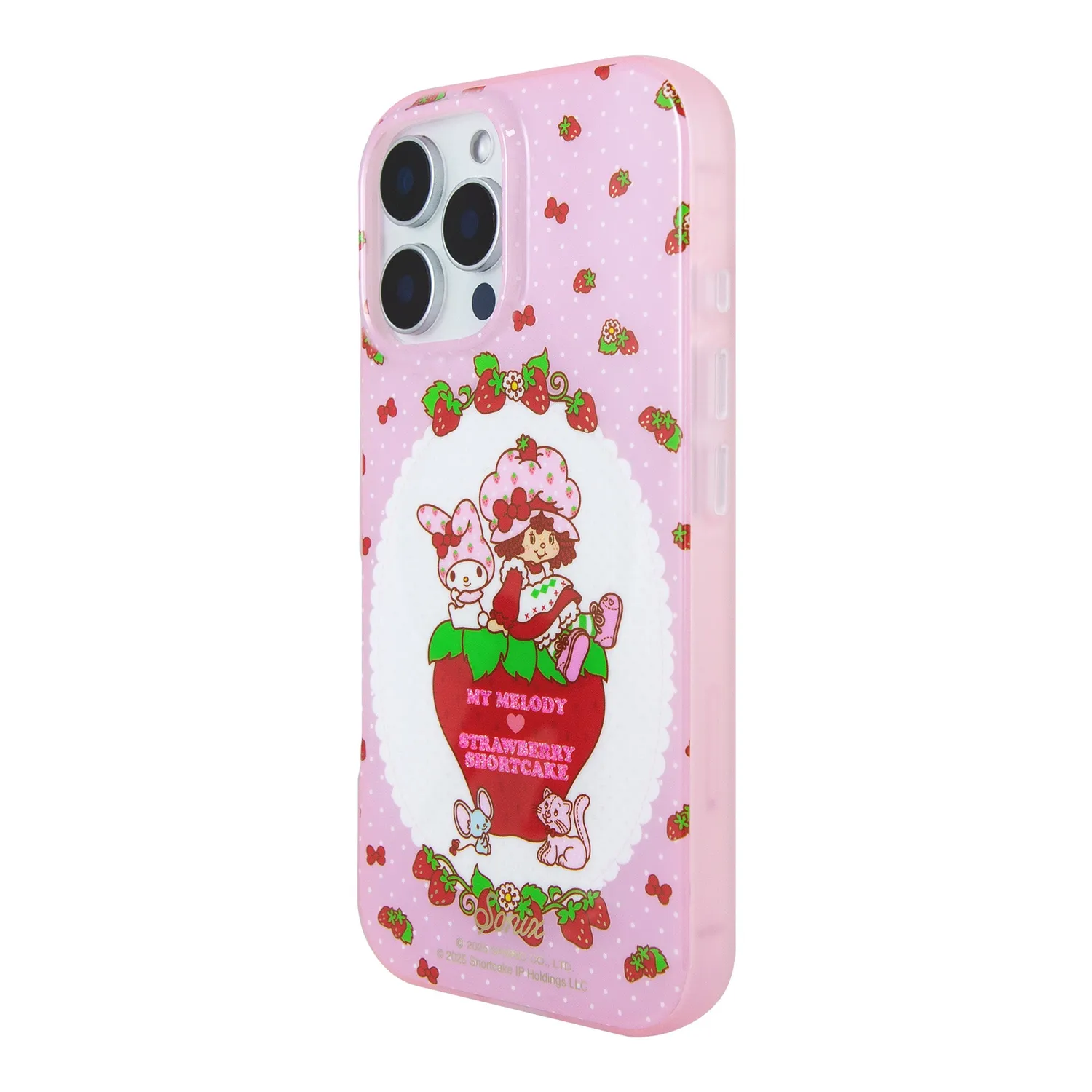 Sonix My Melody x Strawberry Shortcake iPhone-deksel rosa