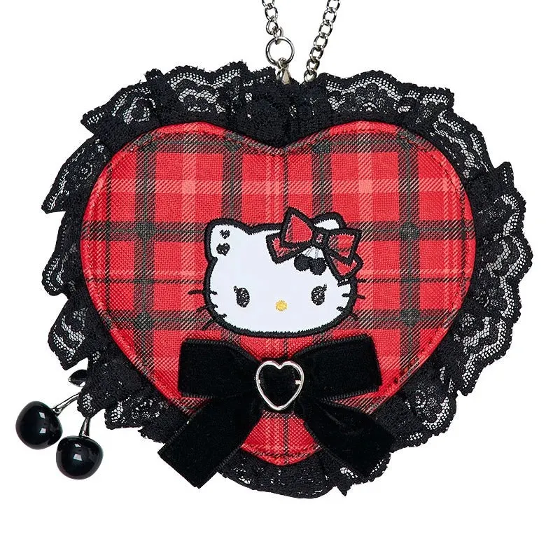 Hello Kitty Rock ’n’ Check minipunganheng med fast kjede