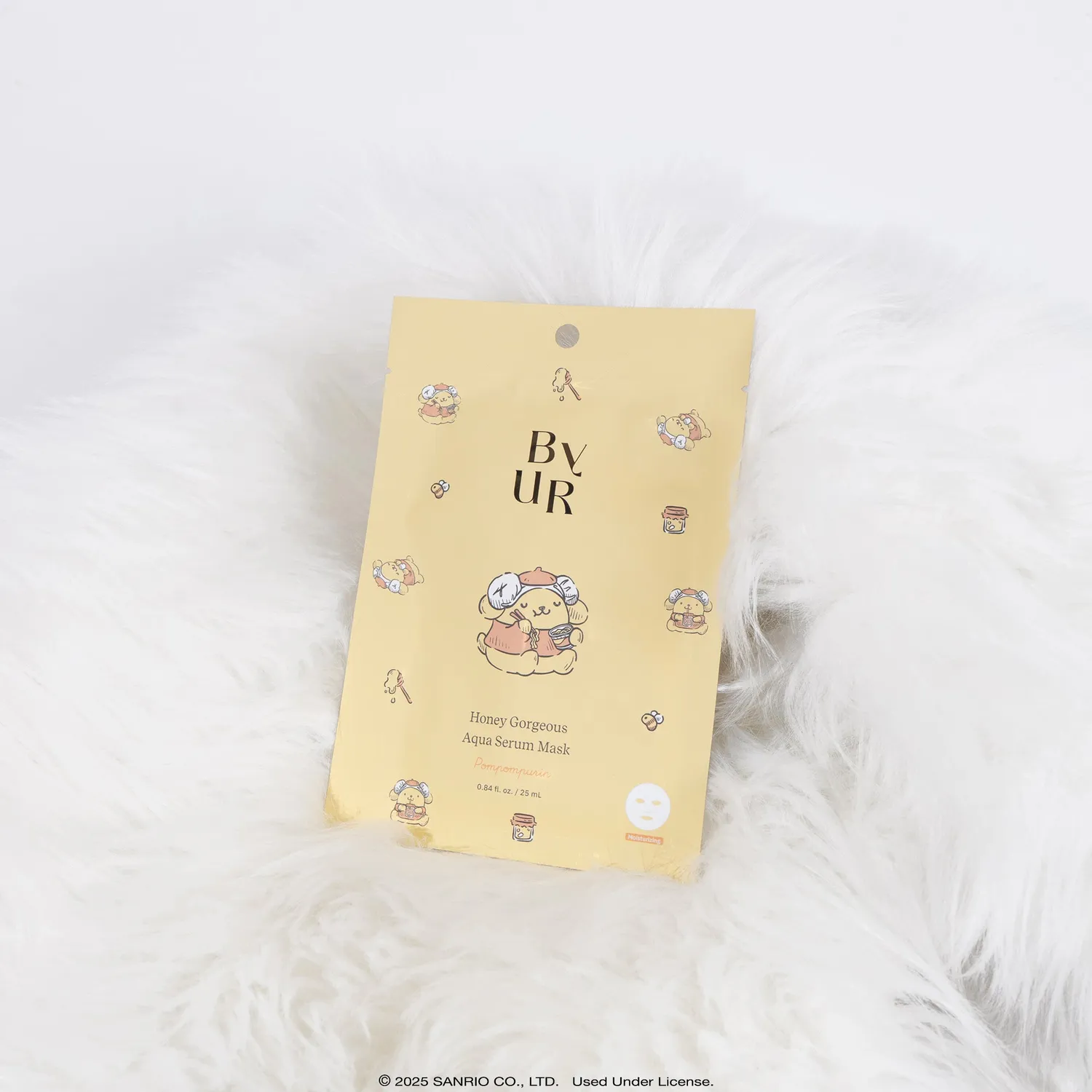 ByUR Sanrio K-Spa Pompompurin Aqua Serum Mask ansiktsmaske 1 stk med honning