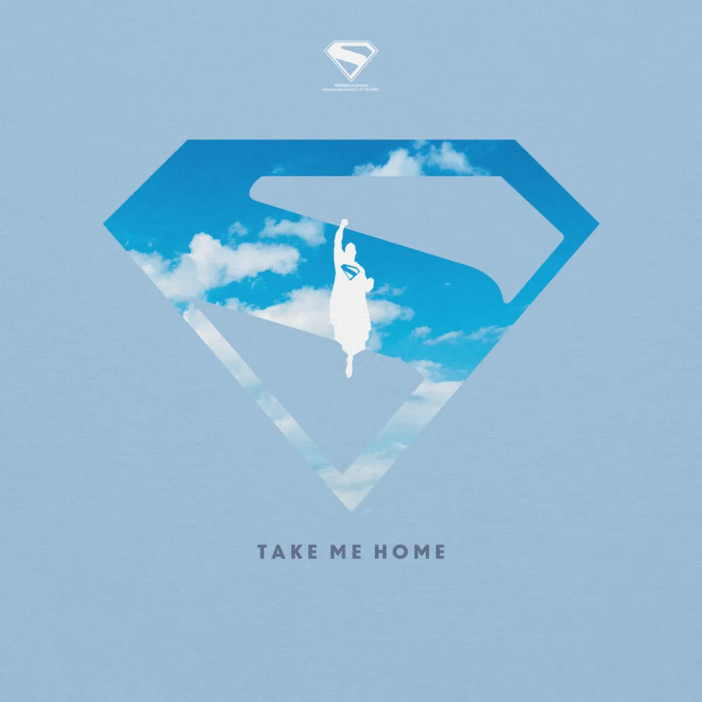 Batman Superman (2025 Movie) Take Me Home Hoodie blå