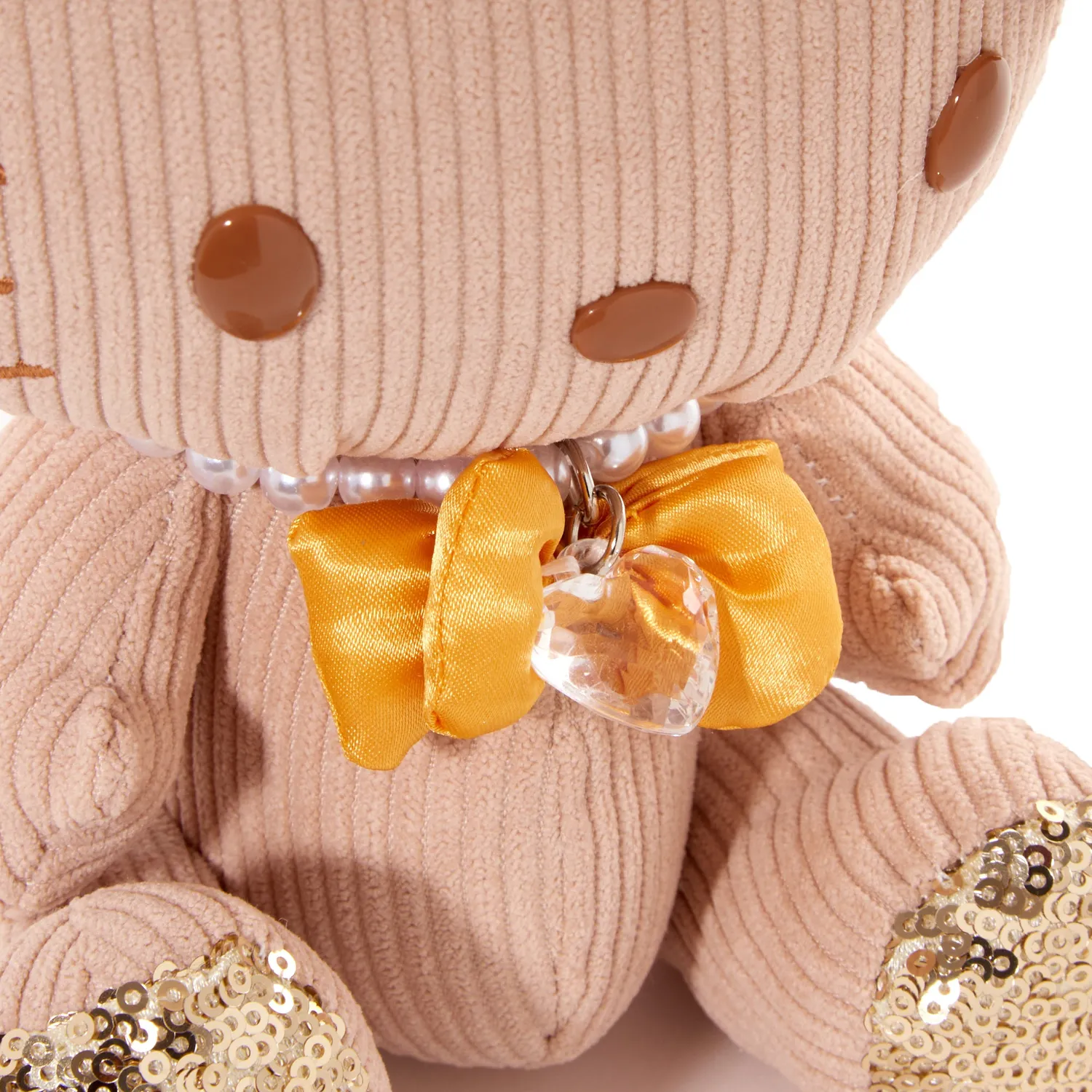 Hello Kitty 7" Jewel Plush Plysjbamse brun 7 tommer
