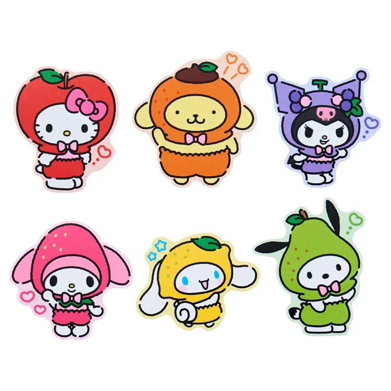 Hello Kitty Fruits Series Sanrio Characters 35 klistremerker frukt