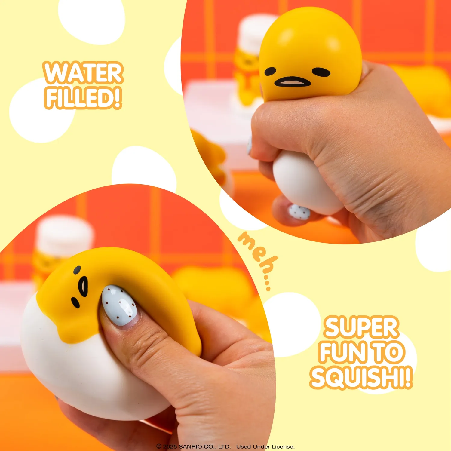Hello Kitty Gudetama SquiSHU Capsule Series 2 klemmeleke 1 stk