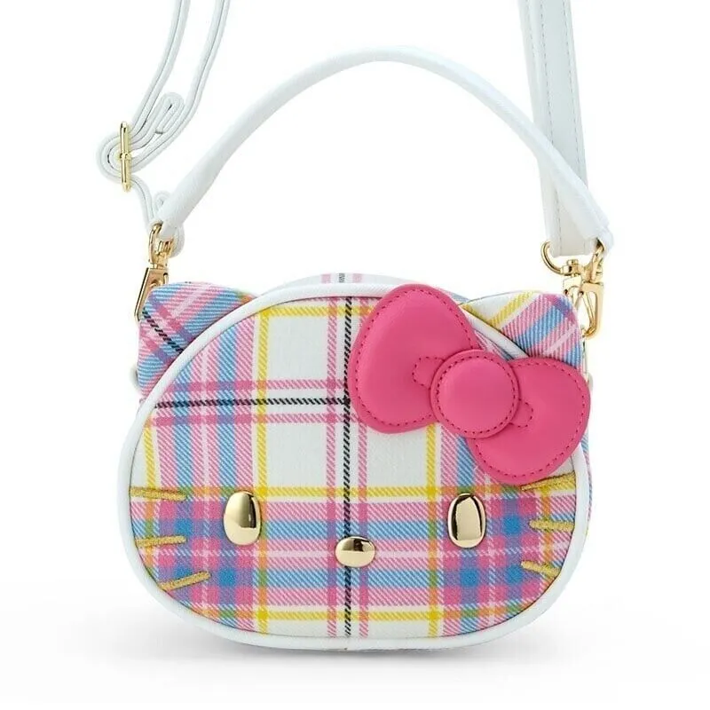 Hello Kitty Dress Tartan 2-Way Crossbody Bag veske ull