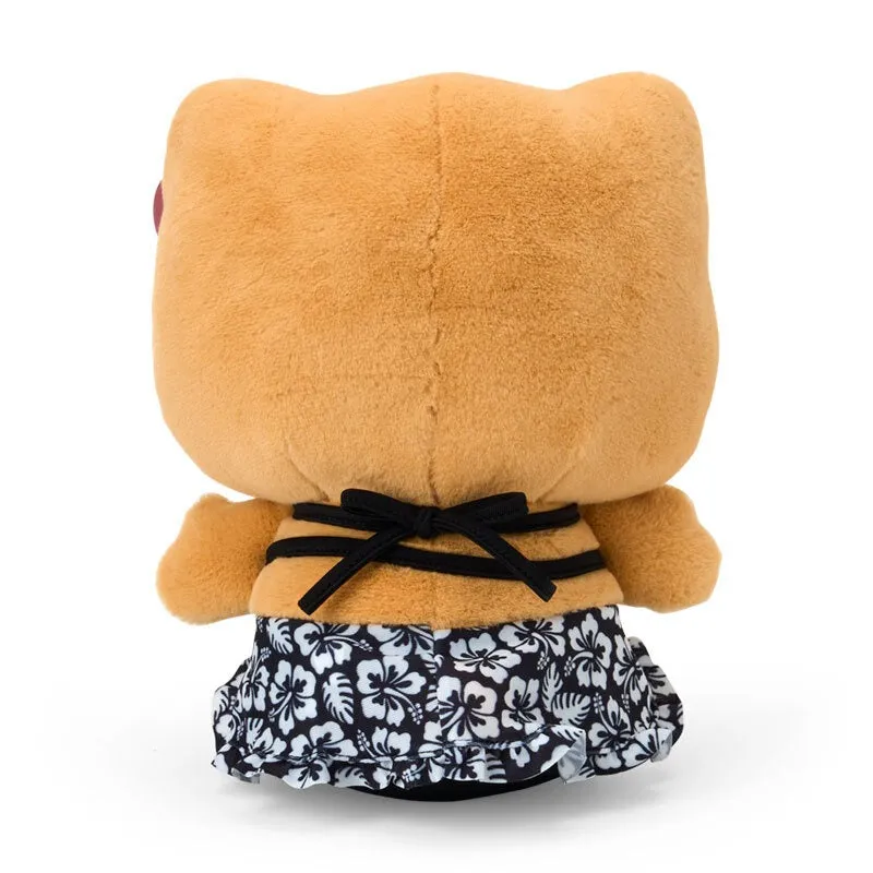 Hello Kitty Suntan Series 8"-bamse svart 8 tommer med broderi