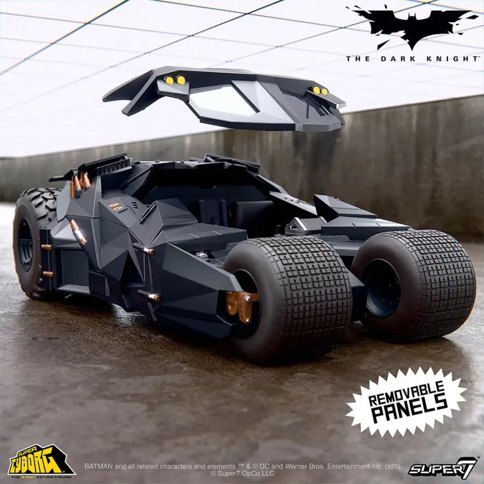 Batman The Dark Knight Trilogy Batmobile Tumbler Super Cyborg-samlerfigur
