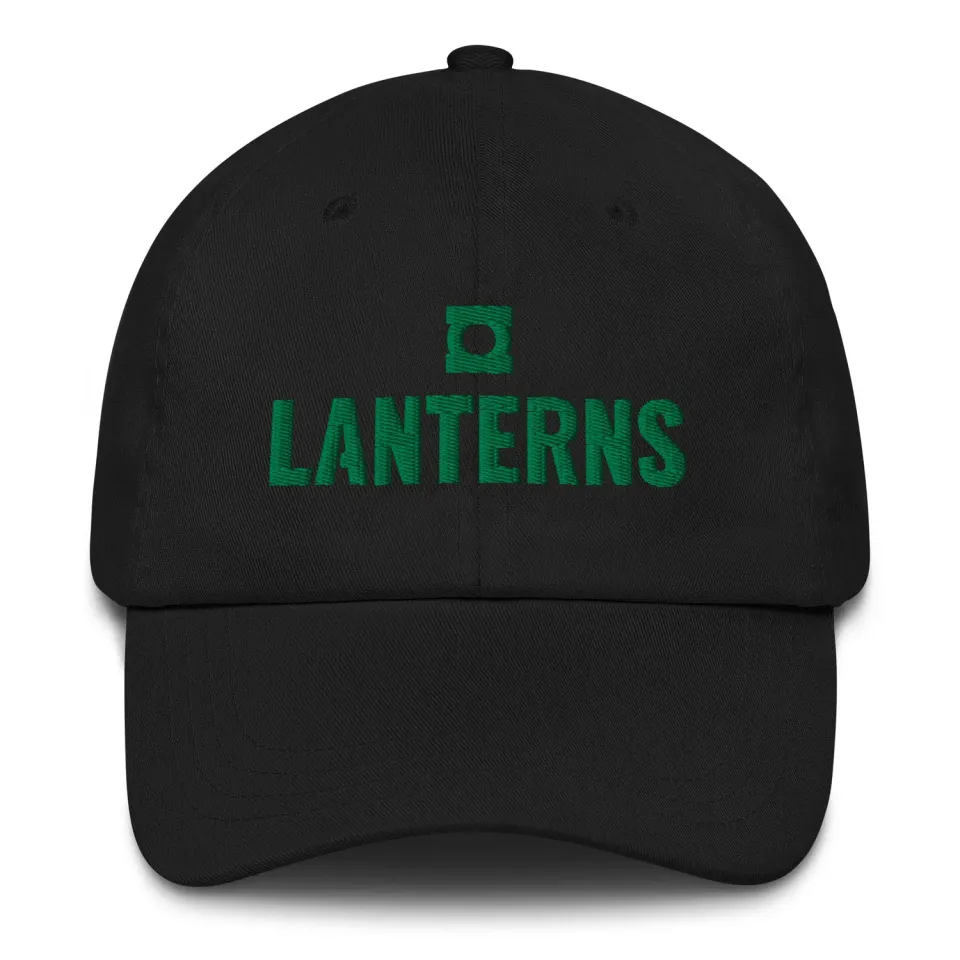 Batman LANTERNS brodert caps one size bomull