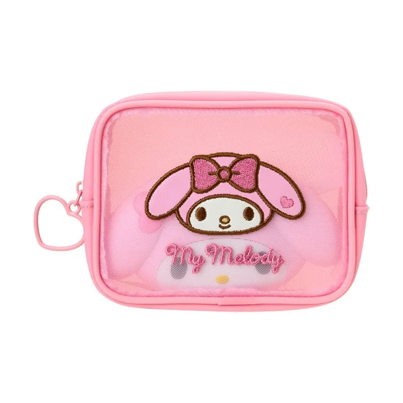 Hello Kitty My Melody Mini Mesh Zipper Pouch sminkepung