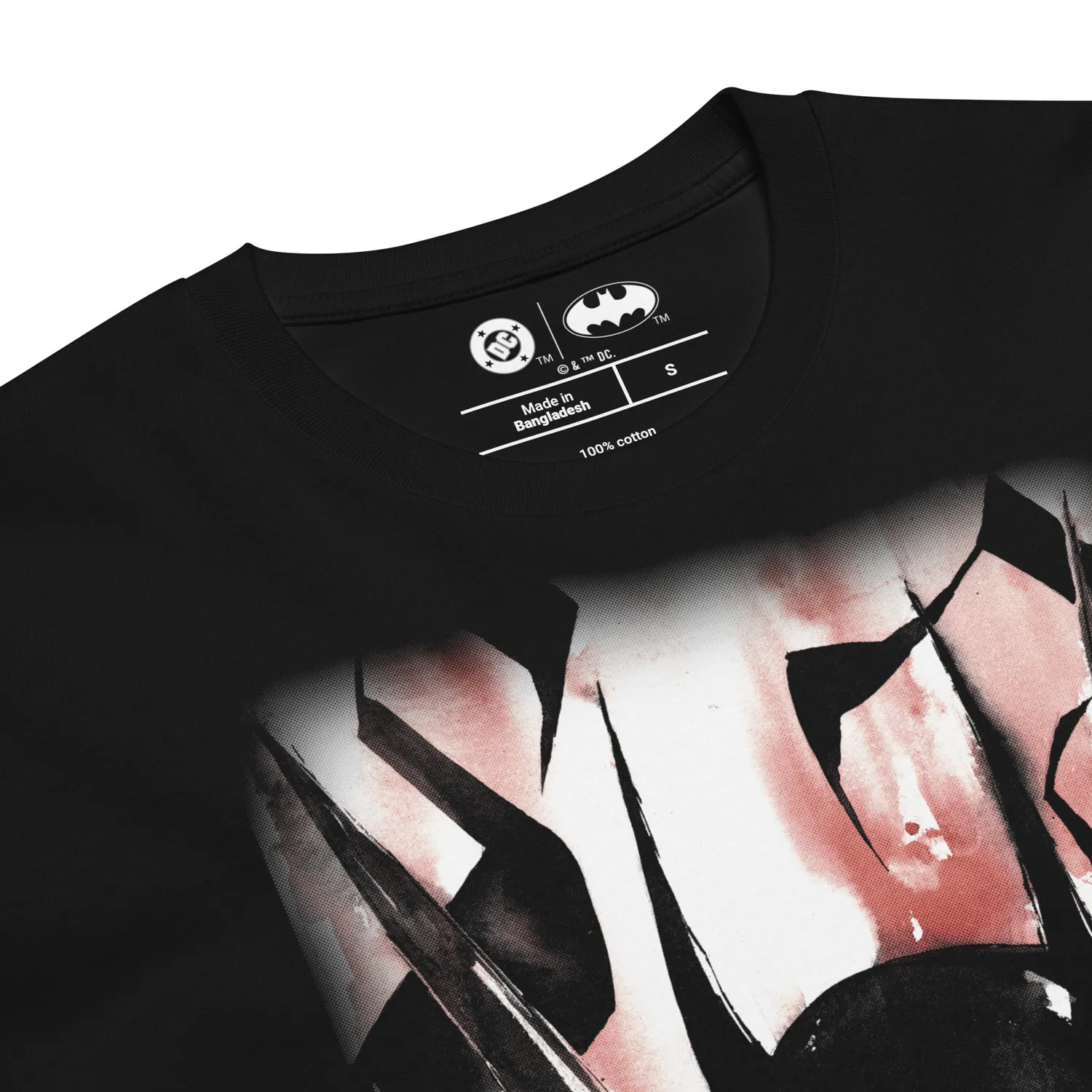 Batman Absolute Batman Watercolor T-skjorte svart 100 % bomull