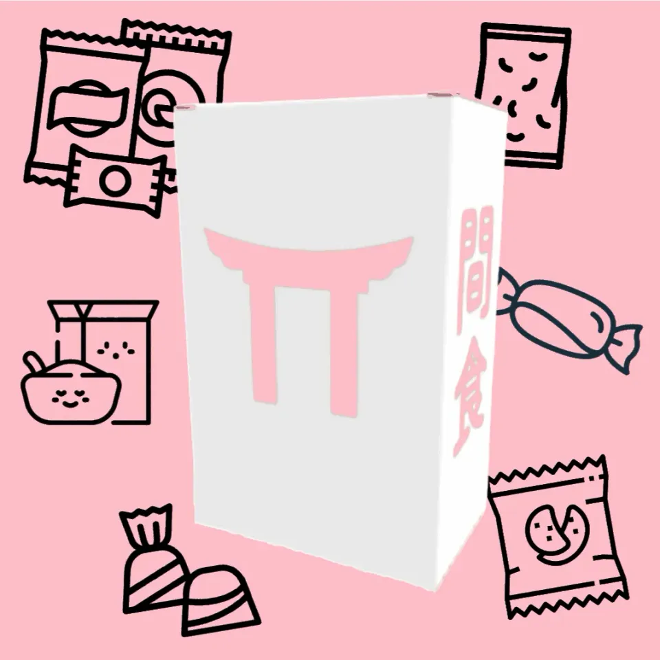Anibox Candy Box animeboks med godteri og snacks