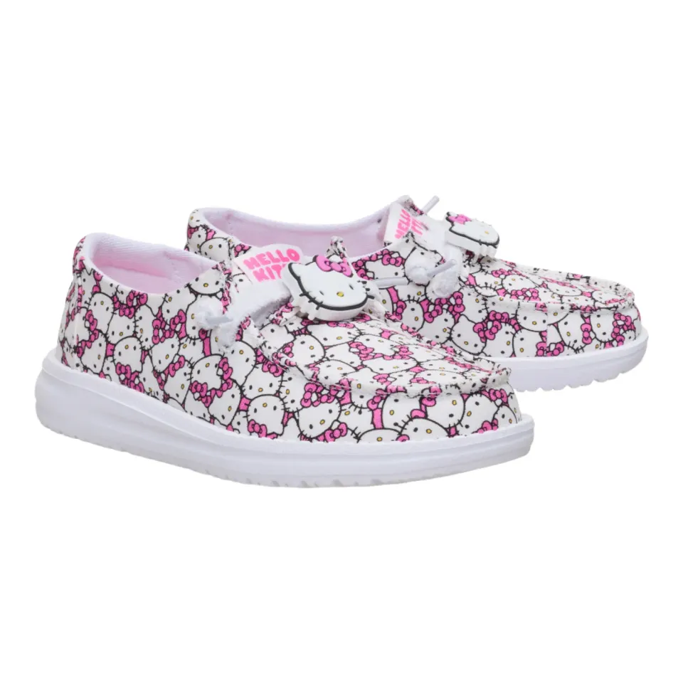 Hello Kitty x HEYDUDE Wendy slip-on sko for barn, multicolor