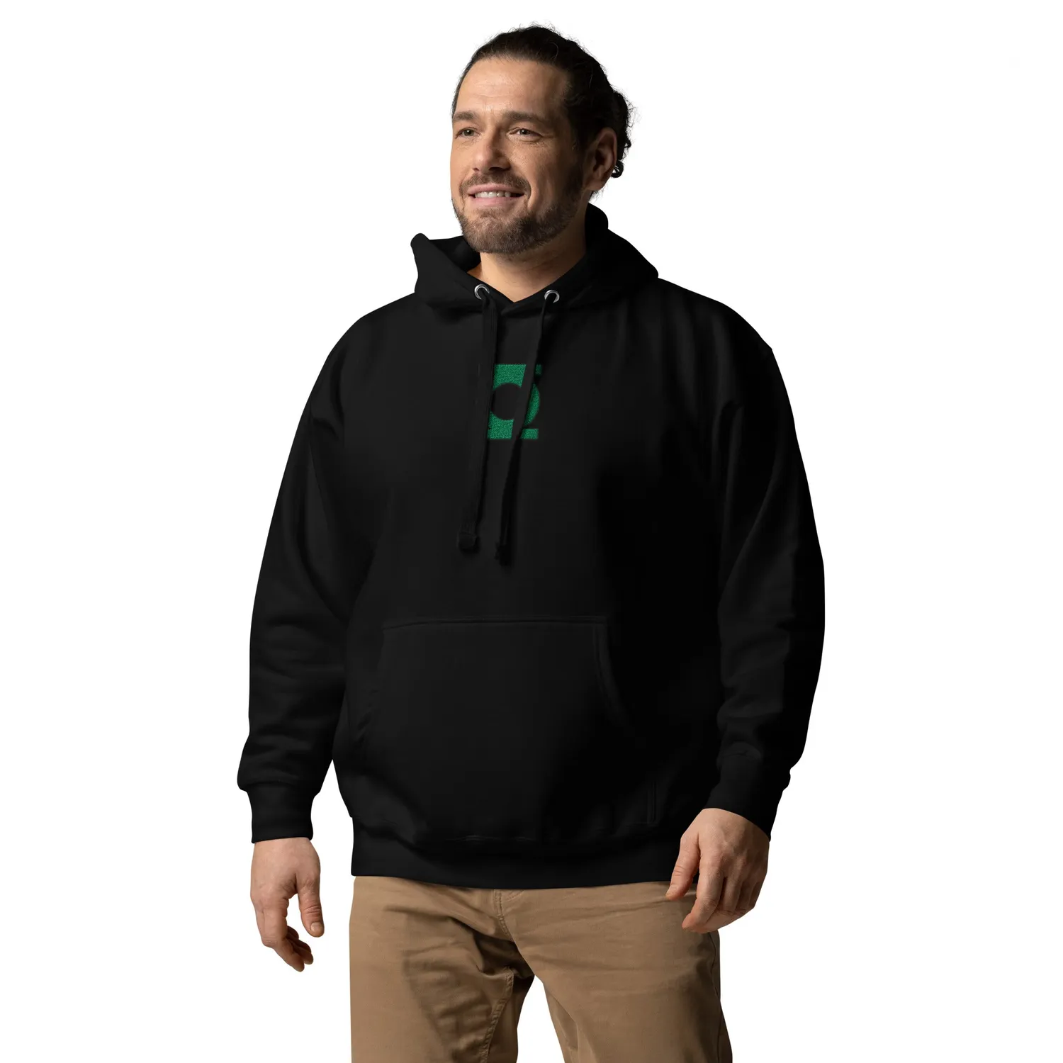 Green Lantern Hal Jordan brodert hettegenser – fleecefôret