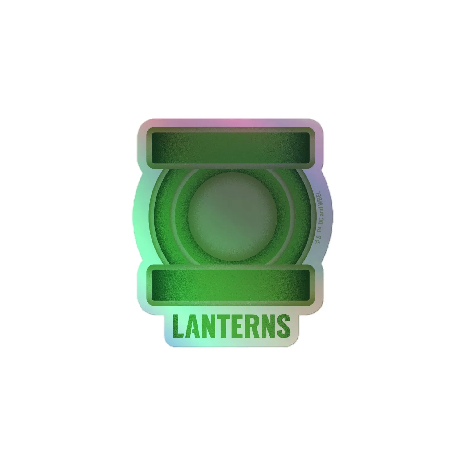 Lanterns Holographic Sticker Logo klistremerke holografisk