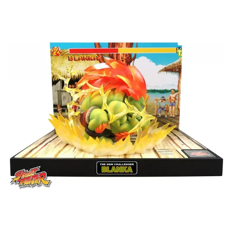 Manga Mania Street Fighter Blanka T.N.C-05-figur med LED-diorama
