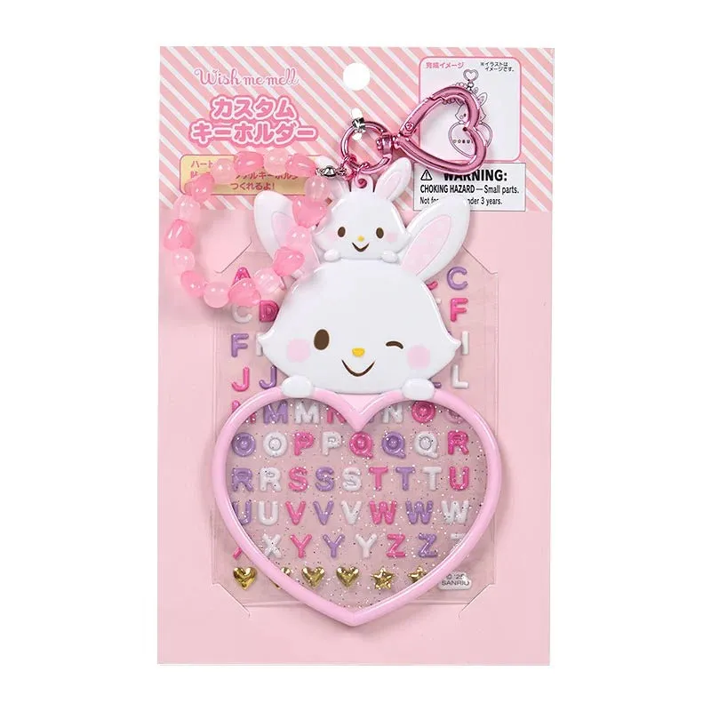 Hello Kitty Sanrio Character Award Series Wish me mell nøkkelring med klistremerker