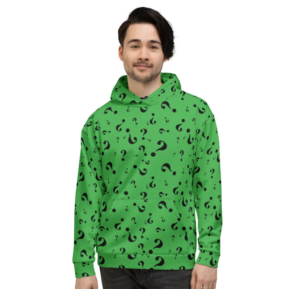 Batman Forever The Riddler hettegenser grønn og svart
