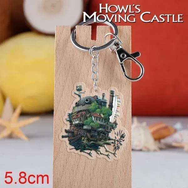 Neo Tokyo Howl’s Moving Castle Howl’s Castle akrylnøkkelring