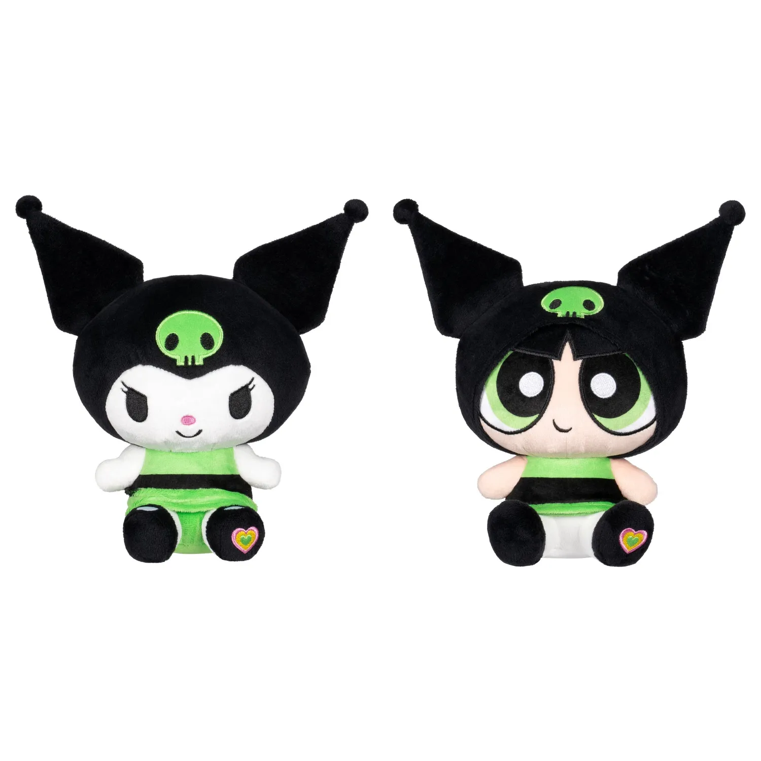 Hello Kitty Powerpuff Girls kosedyrsett Hello Kitty & Blossom 20 cm