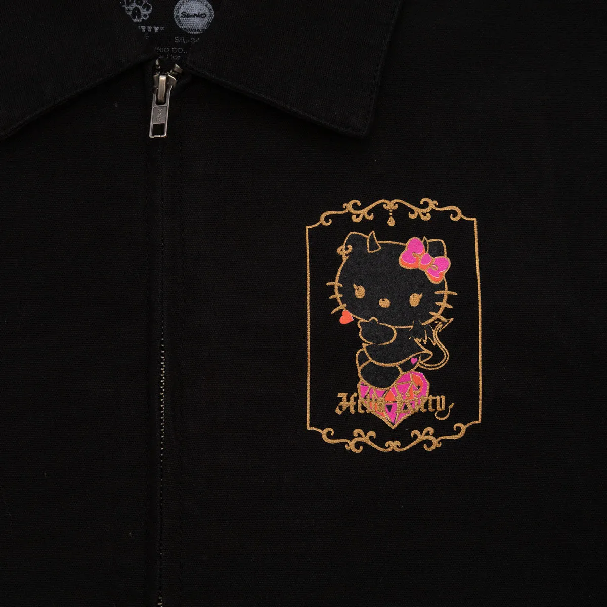 Hello Kitty Devil JapanLA Spirit Jersey-jakke svart