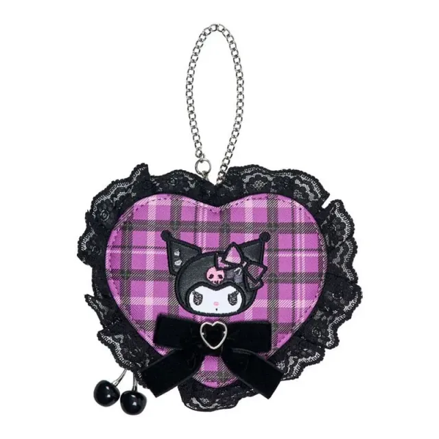 Hello Kitty Rock ’n’ Check Kuromi minipung med ruter