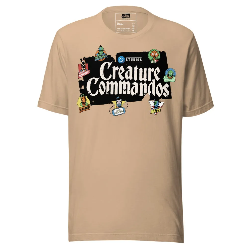 Batman Creature Commandos Roll Call t-skjorte