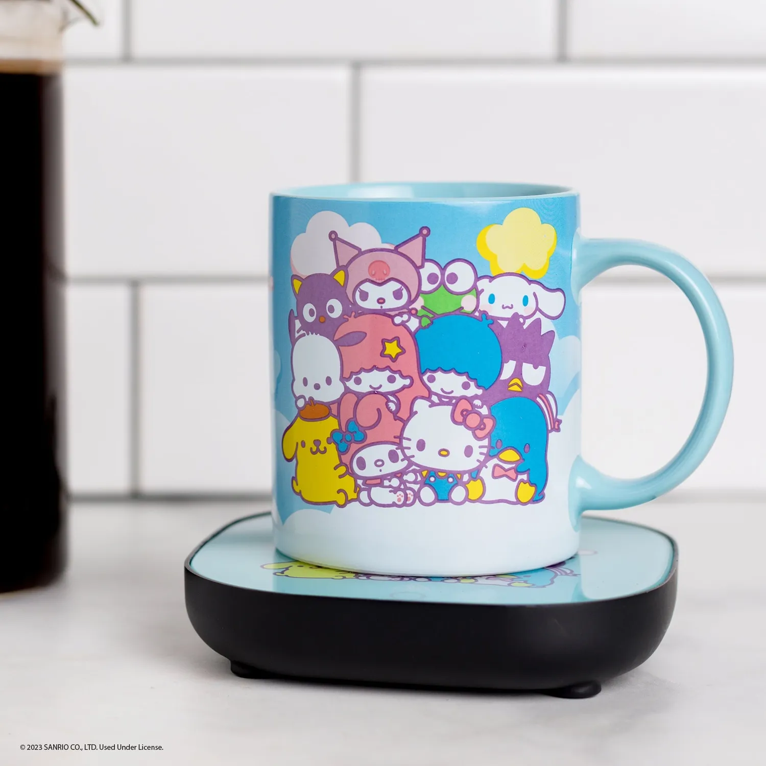 Hello Kitty and Friends koppvarmer med krus 355 ml