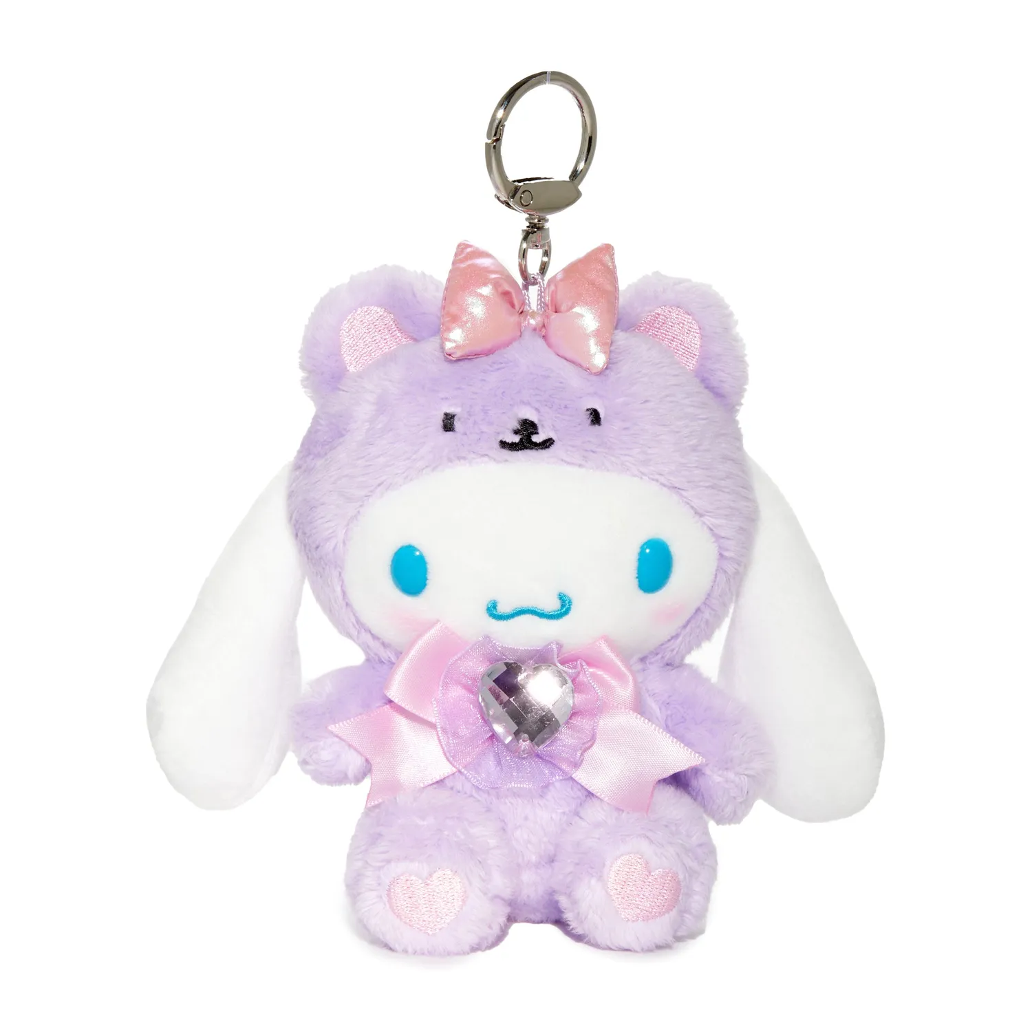 Hello Kitty Cinnamoroll Birthstone Mascot nøkkelring februar ametyst