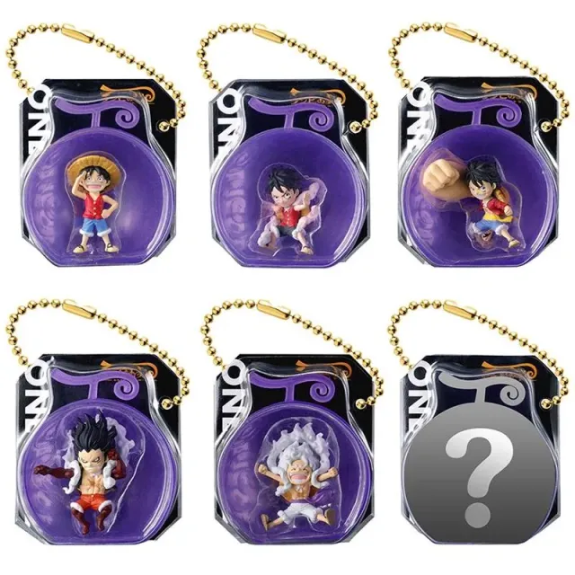 Neo Tokyo One Piece Fruit Micro Blister Charm Gacha nøkkelring tilfeldig