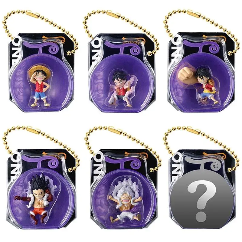 Neo Tokyo One Piece Fruit Micro Blister Charm Gacha nøkkelring tilfeldig
