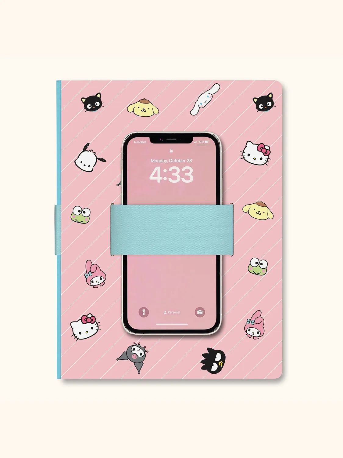 Hello Kitty and Friends Studio Oh! Casey Notebook notatbok rosa