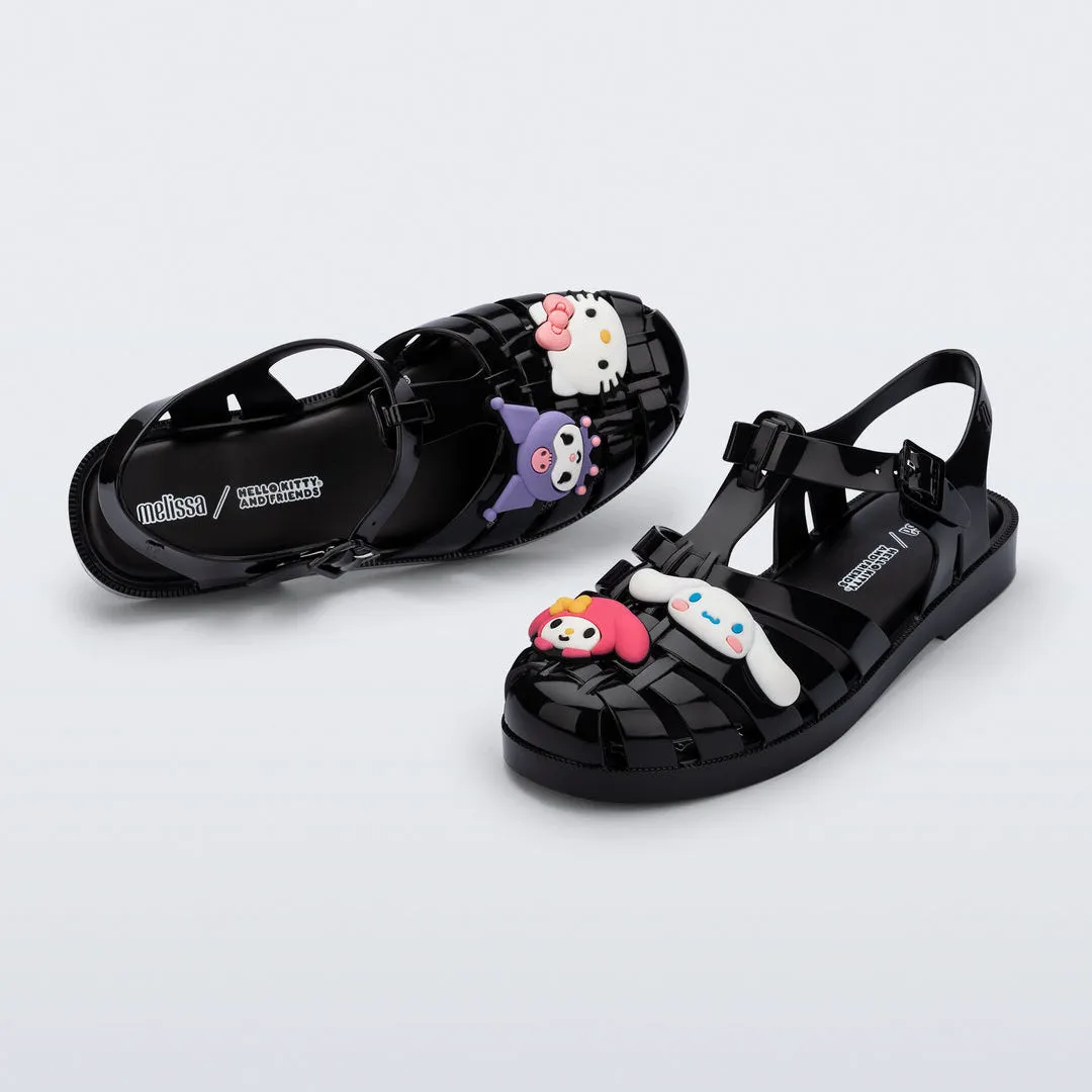 Hello Kitty and Friends Melissa Possession gelésandaler Black str. 5–10