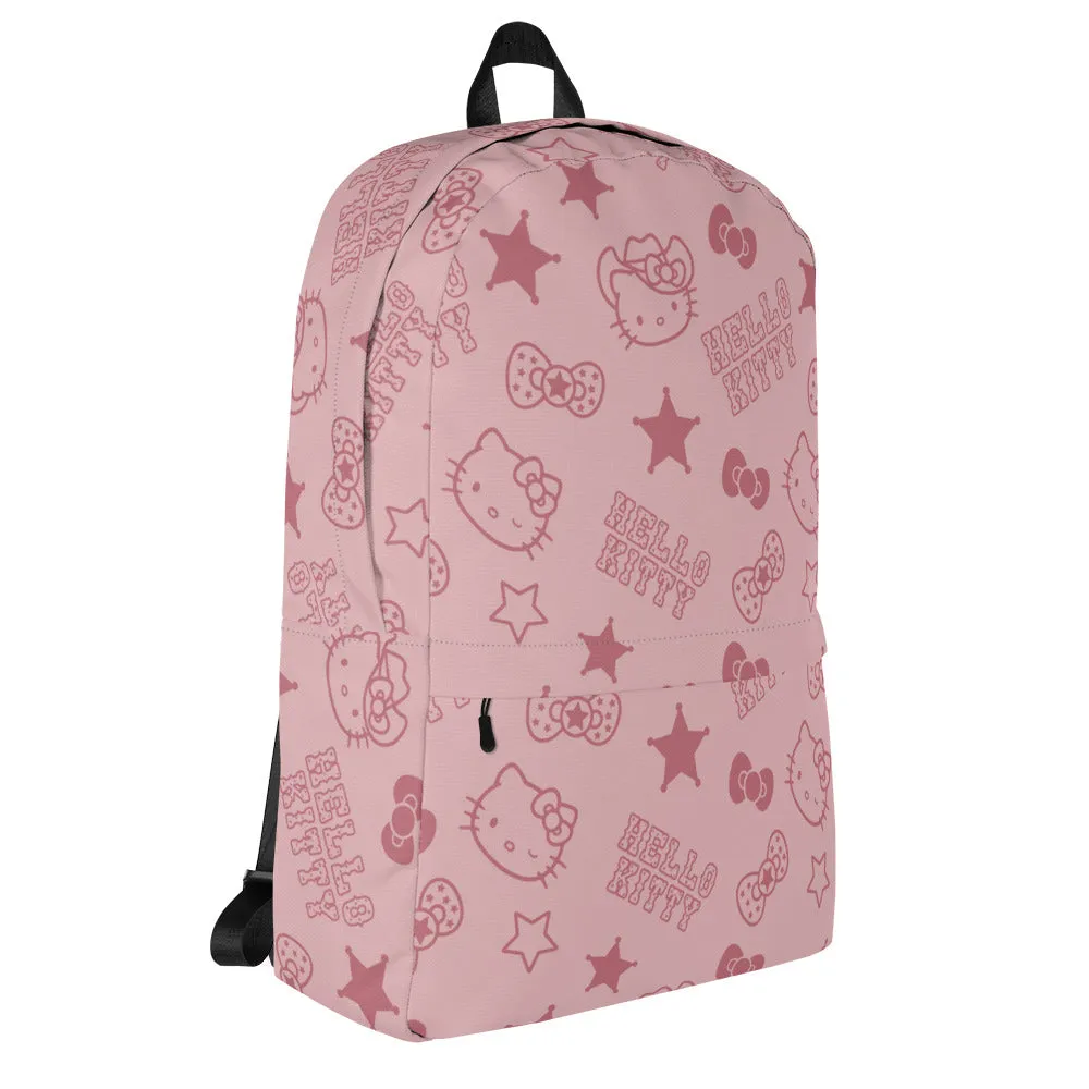 Hello Kitty Pink Western ryggsekk 15 tommer laptop vannavvisende