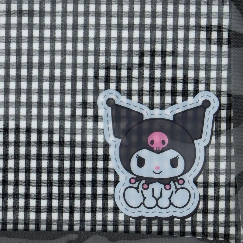 Hello Kitty Kuromi Gingham Flat Pouch flatpung – rutete