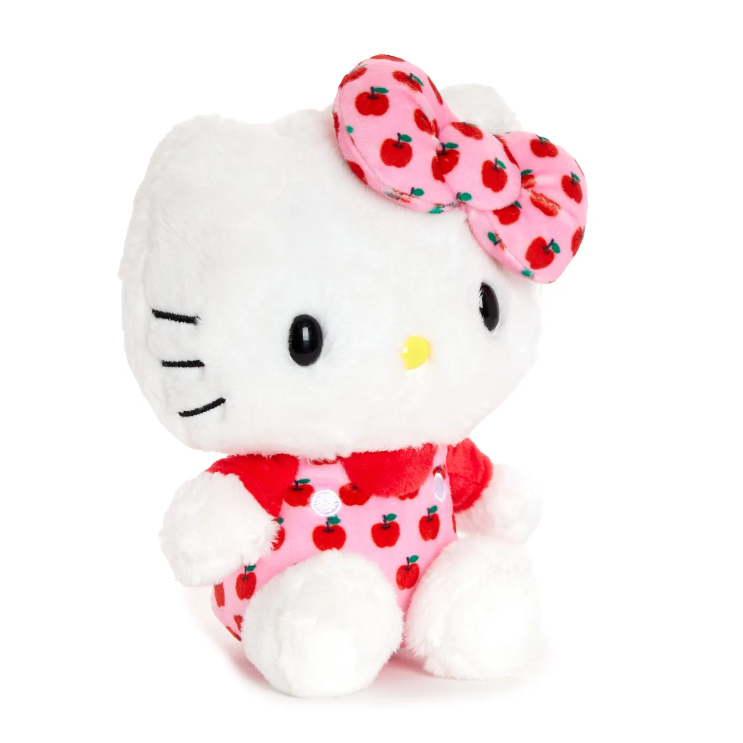 Hello Kitty Apples Series 6" Pink Overalls kosedyr rosa